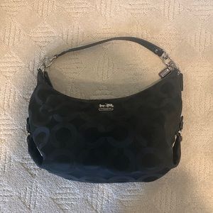 Black Coach Signature Bag
